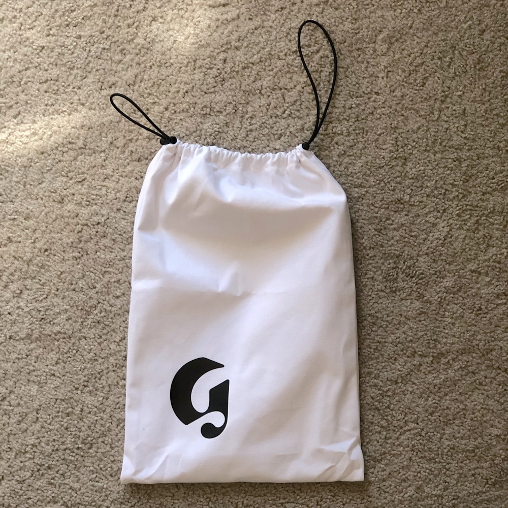 Glossier drawstring bag